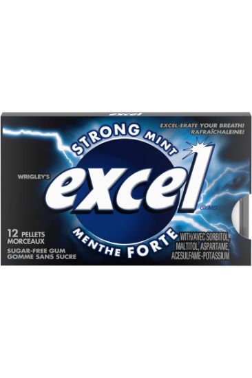 Picture of Excel Strong Mint Gum 12 Pc