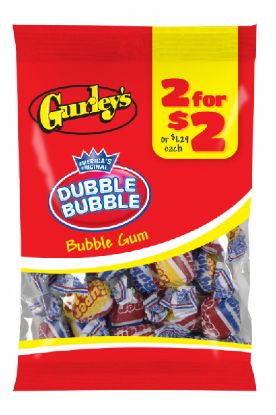 Picture of Gurleys 2 For 2 Bubble Gum Wrapped 2.5 Oz