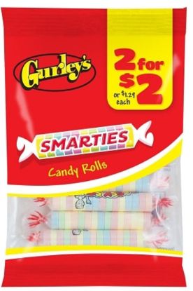 Picture of Gurleys 2 For 2 Candy Rolls Smarties 2.5 Oz