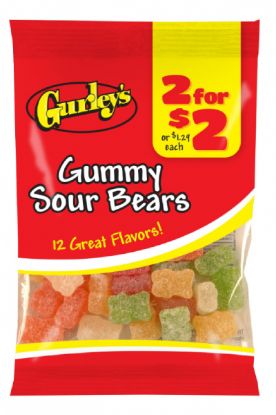 Picture of Gurleys Gummy Sour Bears 2.75 Oz