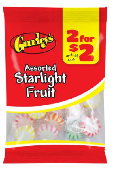 Picture of Gurleys 2 For 2 Starlight Fruit Assorted 3.25 Oz