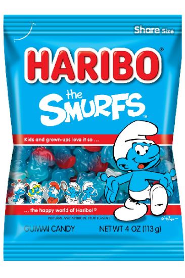 Picture of Haribo Gummi Smurfs 4 Oz