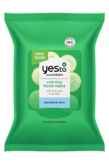 Picture of Handy Solutions Yesto Cucumber Soothing Facial Wipes 10 Ct