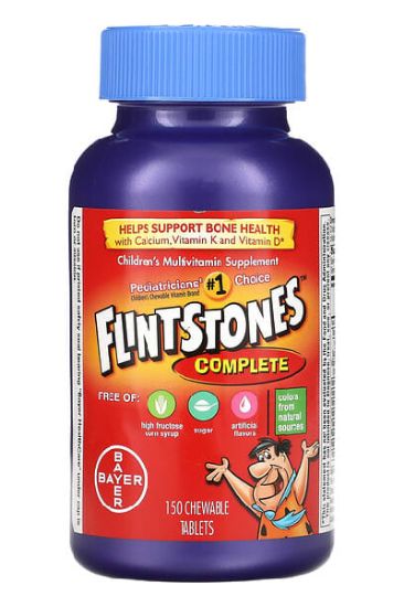 Picture of Flintstones Complete Multi-Vitamin Chewable Tablets 60 Ct
