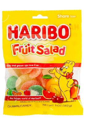 Picture of Haribo Fruit Salad Gummi Candy 5 Oz