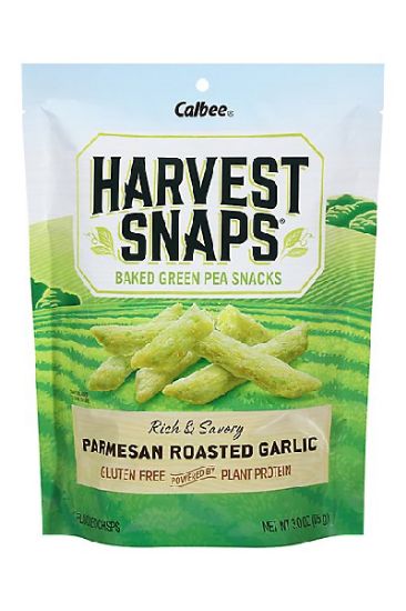 Picture of Harvest Snaps Parmesan Roasted Garlic Chips 85 Gm