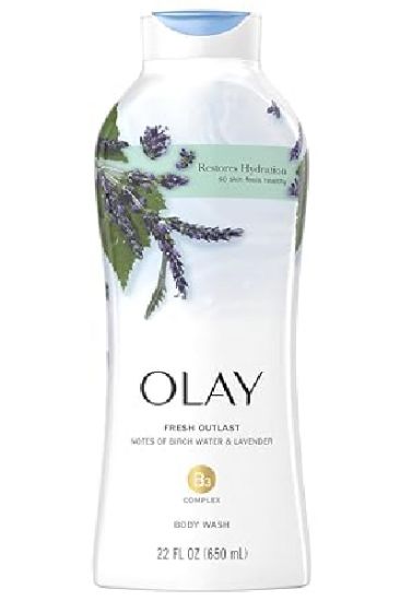 Picture of Olay Body Wash Birch Water & Lavender 22 Oz