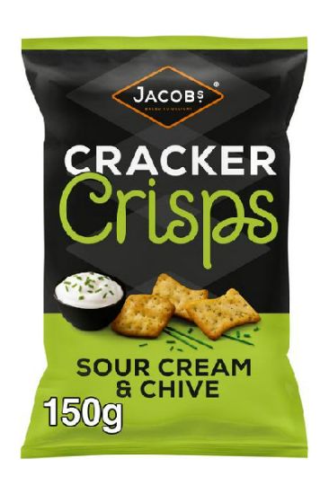 Picture of Jacobs Cracker Crisps Sour Cream & Chive 15 Oz