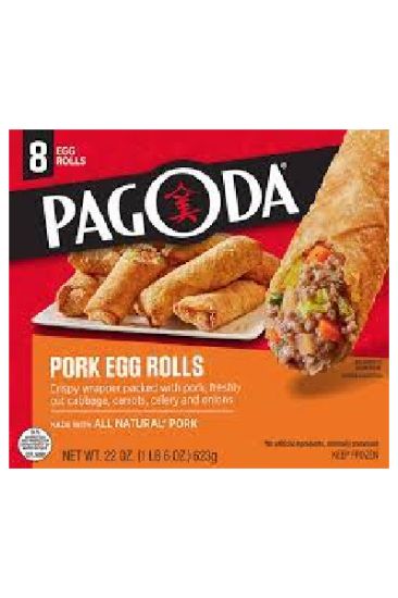 Picture of Pagoda Egg Rolls Pork 22 Oz
