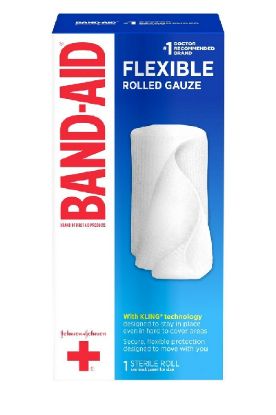 Picture of Johnson & Johnson Bandaid First Aid Roo Gauze 4 In X 2 Yd 1 Ct