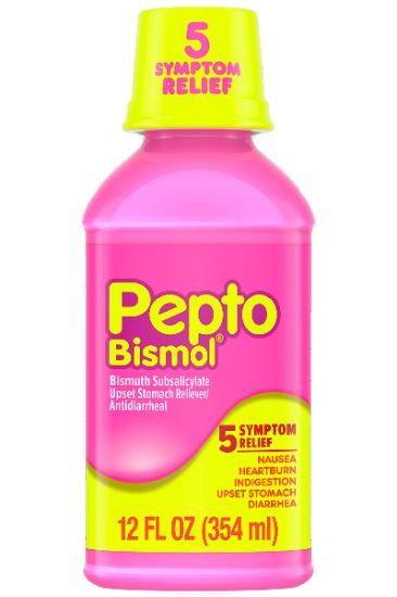 Picture of Pepto Bismol Orig Strength Stomach Relief Liquid 12 Oz