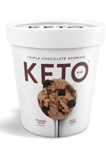 Picture of Keto Pint Triple Chocolate Brownie 1 Pint