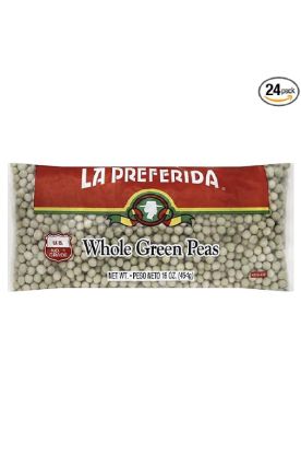 Picture of La Preferida Dry Whole Green Peas Cello 16 Oz