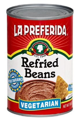 Picture of La Preferida Lp Refried Beans Vegetarian 16 Oz