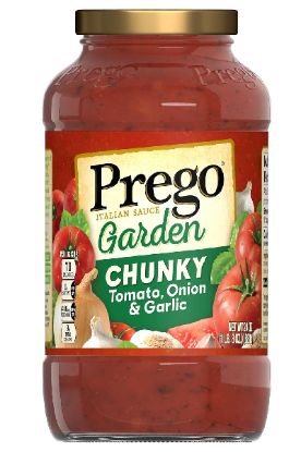 Picture of Prego Chunky Garden Italian Sauce Tomato Onion & Garlic 24 Oz