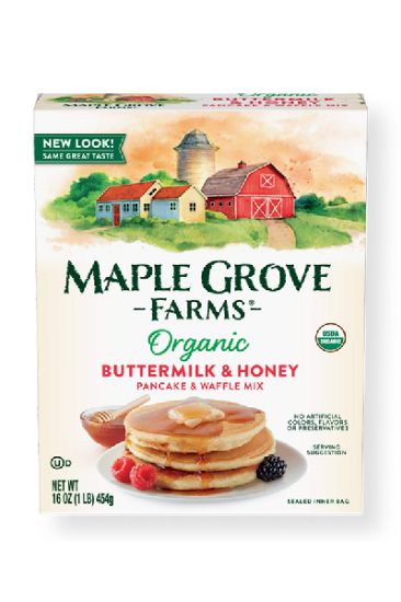 Picture of Maple Grove Farms Buttermilk Honey Pancake Mix 8 Oz