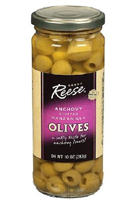 Picture of Reese Olives Anchovy Stuffed 10 Oz