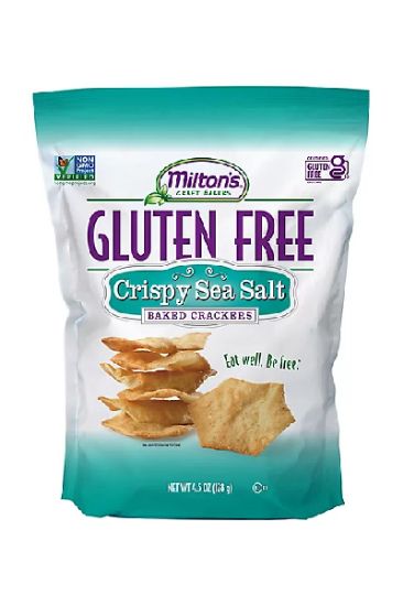 Picture of Miltons Gluten Free Baked Crakers - Crispy Sea Salt 4.5 Oz