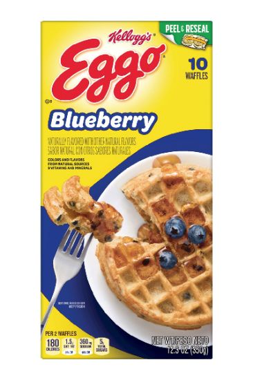 Picture of Morning Delight Blueberry Waffles 10 Ct 12.3 Oz