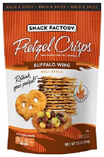 Picture of Snack Factory Pretzel Crisps Buffalo Wing 7.2 Oz