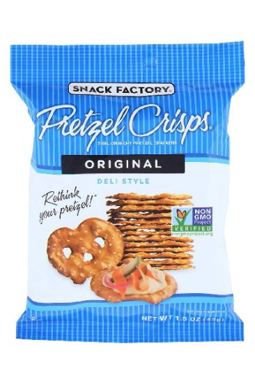 Picture of Snack Factory Snack Factory Pretzel Crisps Original 1.5 Oz