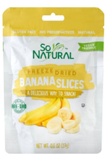 Picture of So Natural Freeze Dried Banana Crisps So Natural 0.6 Oz