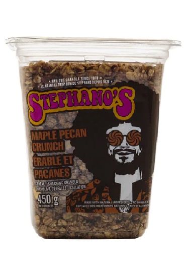 Picture of Stephano/'s Granola Tub - Maple Pecan 450 Gm