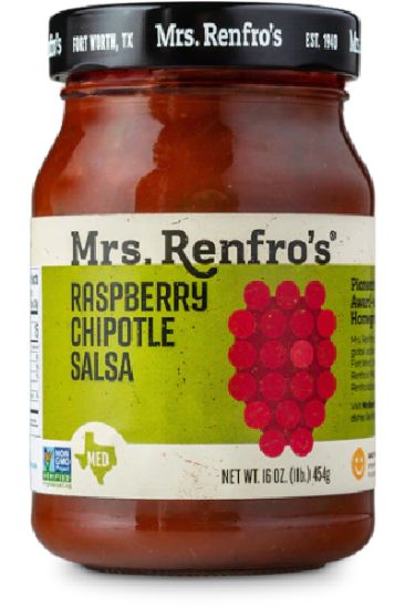 Picture of Mrs. Renfro/'s Renfros Raspberry Chipotle Salsa 16 Oz