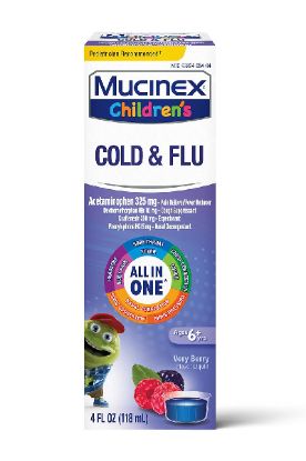 Picture of Mucinex Kids Cold Mixed Berry 4 Oz