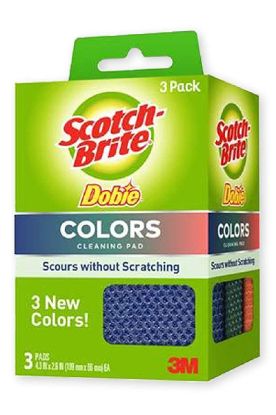 Picture of Scotch Brite 3m Sb Dobie Ap Color Pads 3 Ct