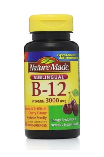 Picture of Nature Made Vitamin B12 Sublingual Lozenges 40 Ct