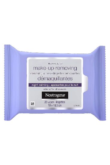 Picture of Neutrogena Night Calming Makeup Remover Wipes 25 Ct