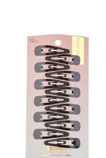 Picture of Scunci Open Slide Snap Clips 12 Ct