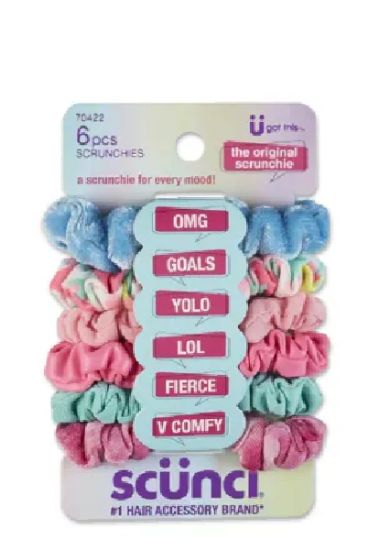 Picture of Scunci Tween Mood Twister 6ct (3) 6 Ct