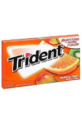 Picture of Trident Sugarfree Tropical Twist Gum 14 Pc