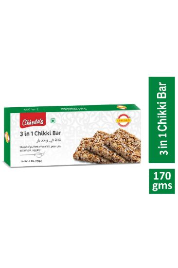 Picture of Chheda/'s 3 In 1 Chikki 170 Grams