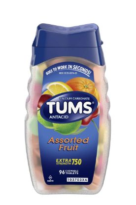 Picture of Tums Extra Strength Assorted Antacid Tablets 1 Roll