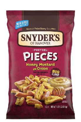 Picture of Snyder/'s Of Hanover Honey Mustard & Onion Pretzel Pieces 11.25 Oz