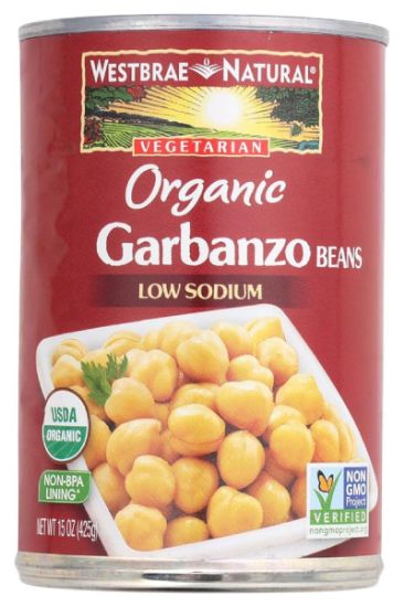 Picture of Westbrae Garbanzo Beans Organic 15 Oz