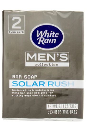 Picture of White Rain Bar Soap Mens Solar Rush 2 Pack 4 Oz