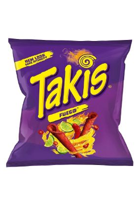Picture of Takis Chippz Fuego Hot Chilli Lime Potato Chips 28 Gm