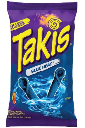 Picture of Takis Blue Heat Hot Chilli Pepper Tortilla Chips 3.25 Oz