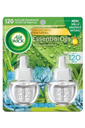 Picture of Air Wick Scented Oil Blue Agave & Bamboo 2 Pk