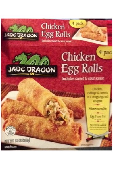 Picture of Jade Dragon Chicken Egg Rolls 13 Oz