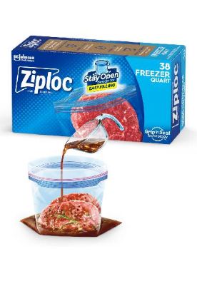 Picture of Ziploc Ziploc Freezer Quart 38 Ct