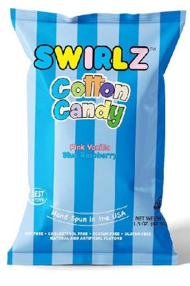 Picture of Swirlz Cotton Candy Pink Vanilla Blue Raspberry 1.5 Oz