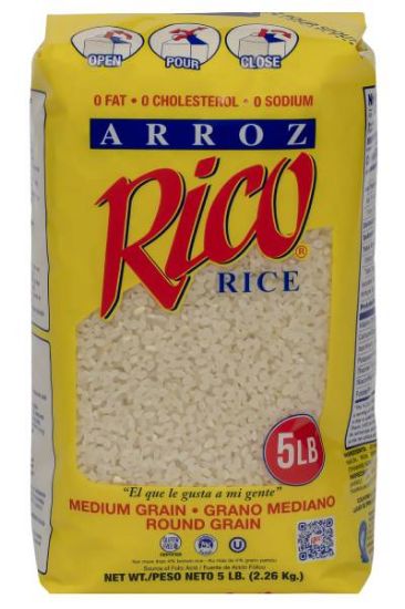 Picture of Rico Medium Grain Rice 5 Lbs