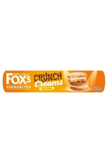 Picture of Fox Golden Crunch Creams Cookies 200 Gm