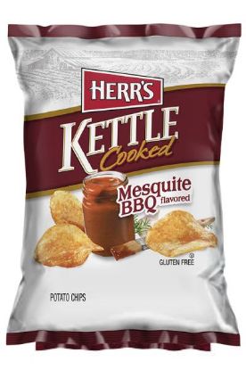 Picture of Herrs Kettle Cooked Mesquite Bbq Flavor Chips 7.5 Oz