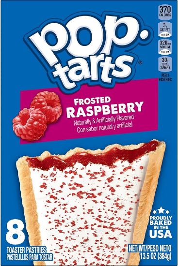 Picture of Kellogg/'s Pop Tarts Frosted Raspberry 384 Gm